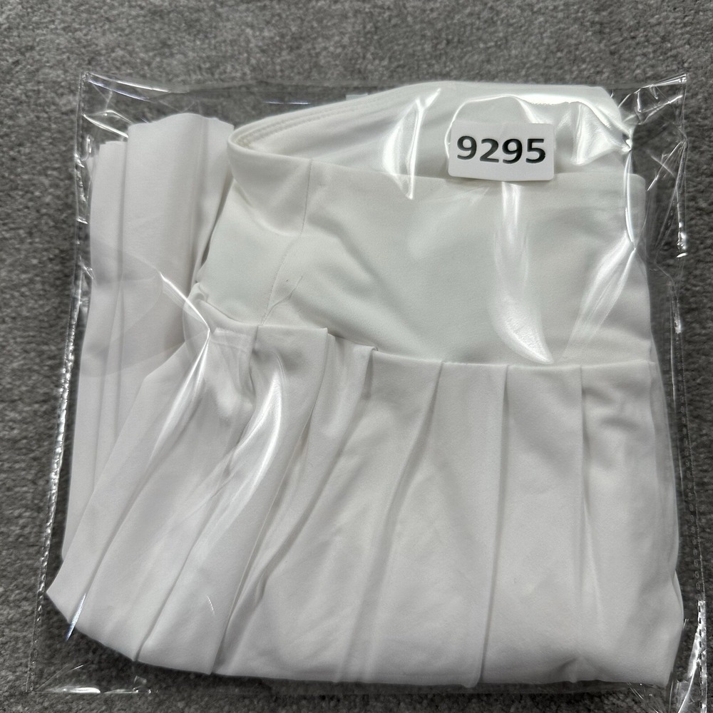 DSG Women's Performance Mid Rise Skort Size Large White Built In Short - Picture 7 of 7